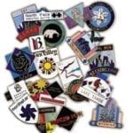 Etched Soft Enamel Custom Pins