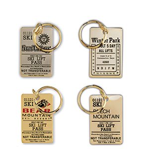 "Lift Ticket" Key Chains