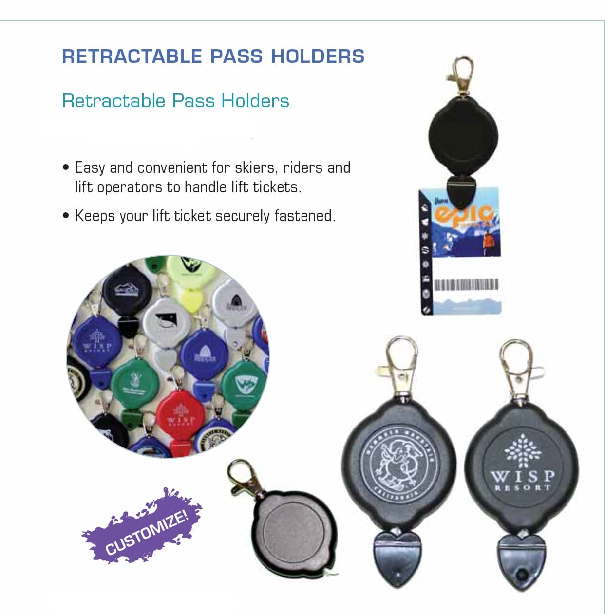 , Retractable Pass Holder